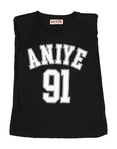 ANIYE BY T-shirt Black 100% Cotton