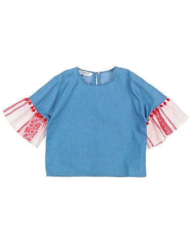 VICOLO Top Blue 60% Cotton, 40% Polychloride