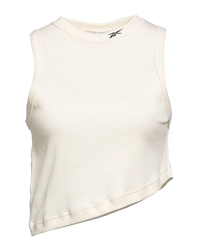 REEBOK Top Ivory 97% Cotton, 3% Elastane