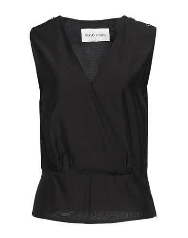 SILVIAN HEACH Top Schwarz 88% Viskose, 12% Polyester
