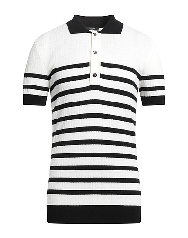 BALMAIN Sweater White 70% Virgin Wool, 23% Viscose, 7% Polyamide