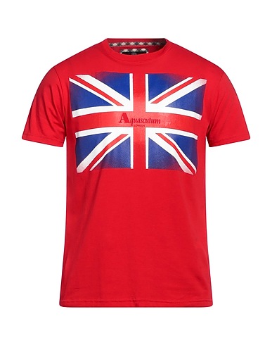 AQUASCUTUM ACTIVE T-shirt Red 95% Cotton, 5% Elastane