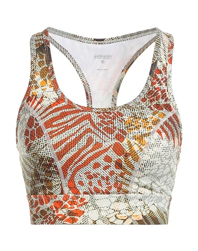 GUESS Crop top Beige 72% Polyamide, 28% Elastane