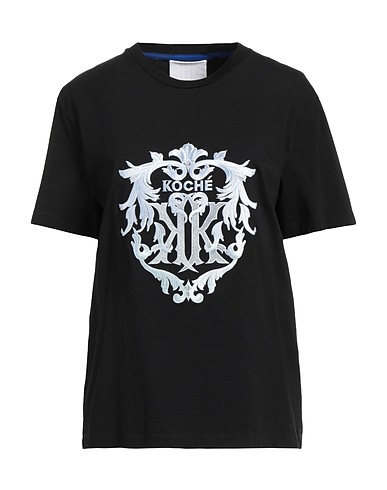 KOCHÉ T-shirt Nero 100% Cotone organico