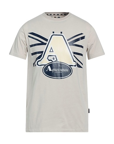 AQUASCUTUM ACTIVE T-shirt Ivory 95% Cotton, 5% Elastane