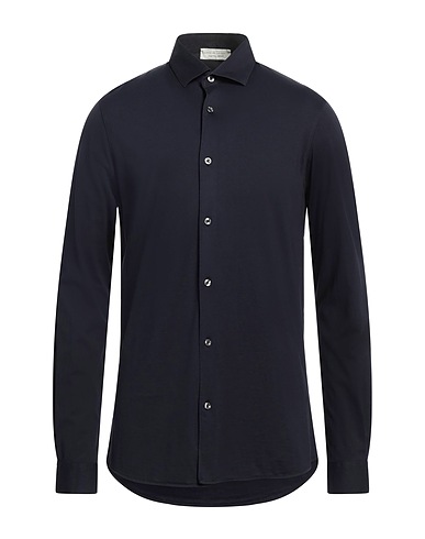 FILIPPO DE LAURENTIIS Shirts Midnight blue 100% Cotton