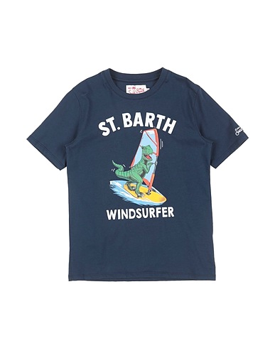 MC2 SAINT BARTH T-shirt Midnight blue 100% Cotton