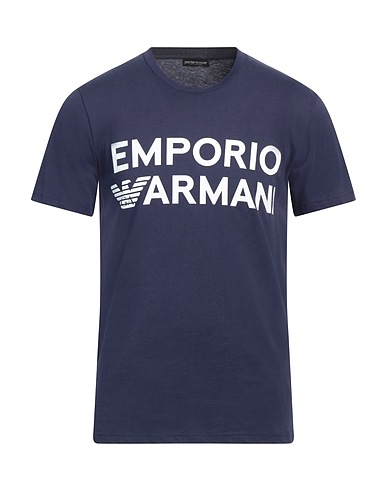 EMPORIO ARMANI T-shirt intima Blu navy 100% Cotone