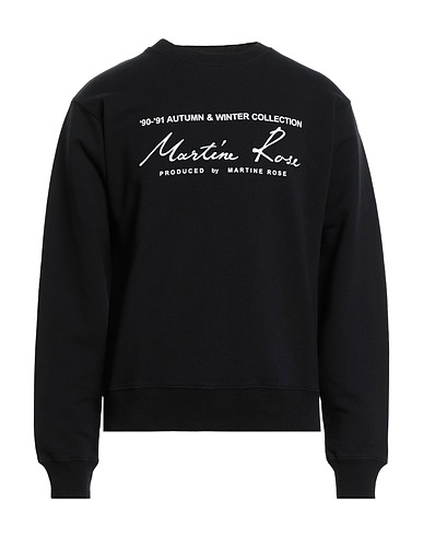 MARTINE ROSE Sweatshirt Black 100% Cotton