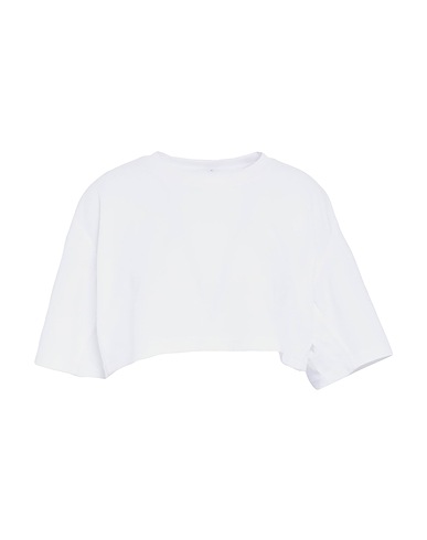 ADIDAS by STELLA McCARTNEY Crop top White 53% Organic cotton, 47% Recycled polyester