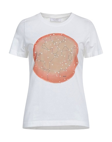 TONET T-shirt Ivory 92% Cotton, 8% Elastane