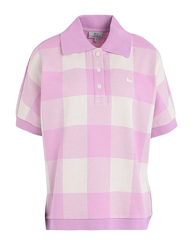 WOOLRICH Polo shirt AMERICAN CHECK POLO 
 Mauve 87% Cotton, 10% Polyester, 3% Elastane