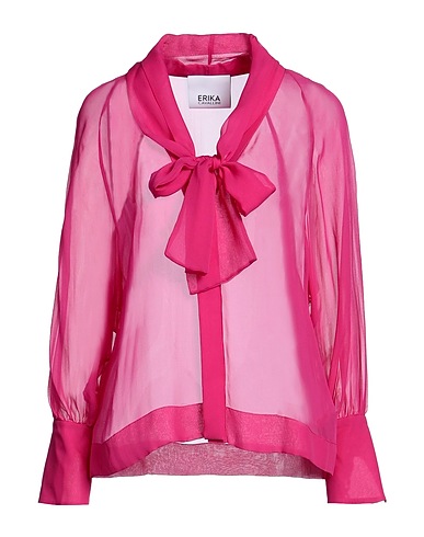 ERIKA CAVALLINI Silk shirts & blouses Fuchsia 100% Silk