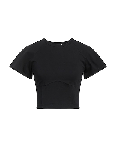 HINNOMINATE T-shirt Black 92% Cotton, 8% Elastane