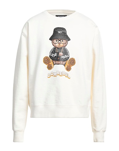 DOMREBEL Sweatshirt White 100% Cotton