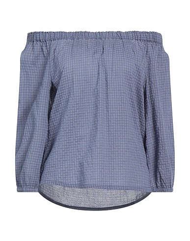 NICE THINGS by PALOMA S. Top con hombros descubiertos Azul francés 65% Viscosa, 35% Algodón