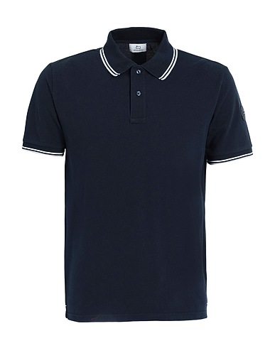 WOOLRICH Polo shirt MONTEREY POLO 
 Navy 95% Cotton, 5% Elastane