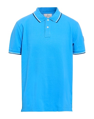 WOOLRICH ポロシャツ MONTEREY POLO 
 アジュールブルー コットン 95% / ポリウレタン 5%