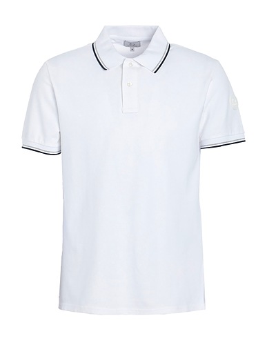 WOOLRICH Polo shirt MONTEREY POLO 
 White 95% Cotton, 5% Elastane