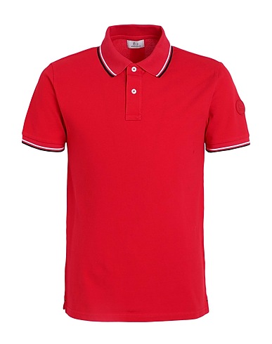WOOLRICH Polo shirt MONTEREY POLO 
 Red 95% Cotton, 5% Elastane