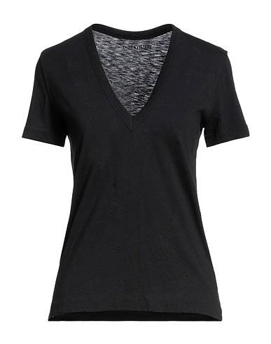 ZADIG&VOLTAIRE Basic T-Shirt Black 60% Cotton, 40% Modal