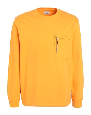 WOOLRICH Sweatshirt EXTRA LIGHT CREWNECK 
 Mandarin 100% Cotton