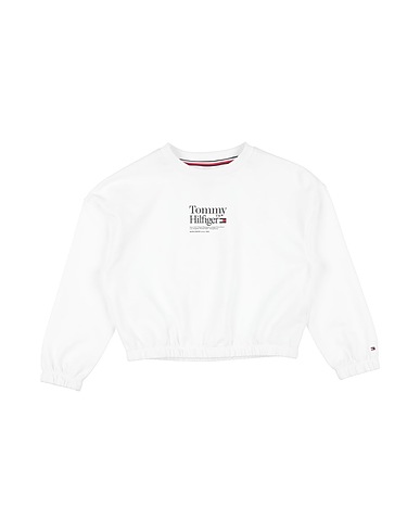TOMMY HILFIGER Sweatshirt White 95% Cotton, 5% Elastane
