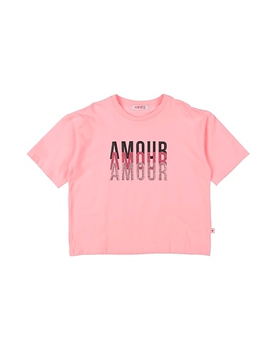 KONTATTO T-shirt Pink 93% Cotton, 7% Elastane