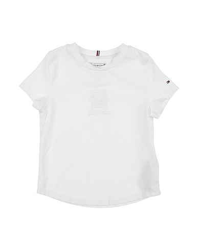 TOMMY HILFIGER T-shirt Bianco 91% Cotone, 9% Elastan