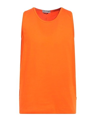 DANIELE ALESSANDRINI HOMME Basic T-shirt Orange 100% Cotton