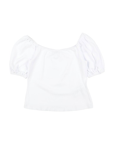 J'AIME’ T-shirt Bianco 100% Poliestere, Elastan