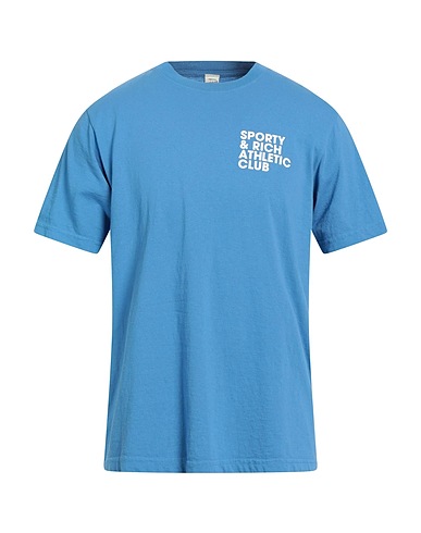 SPORTY & RICH T-shirt Light blue 100% Cotton