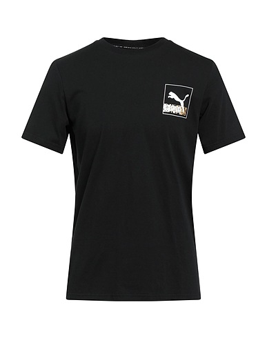PUMA T-shirt Nero 70% Cotone, 30% Poliestere