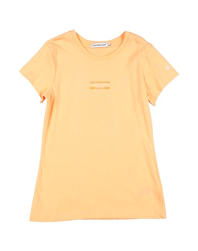 CALVIN KLEIN JEANS T-shirt Albicocca 100% Cotone