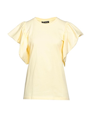JK JK T-shirt Pastel yellow 100% Cotton