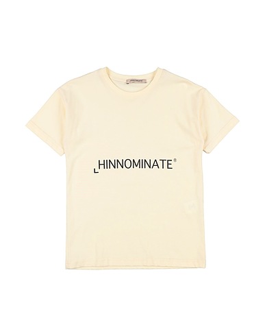 HINNOMINATE T-shirt Panna 100% Cotone