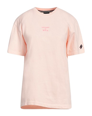 SUPERDRY T-shirt Rosa chiaro 100% Cotone