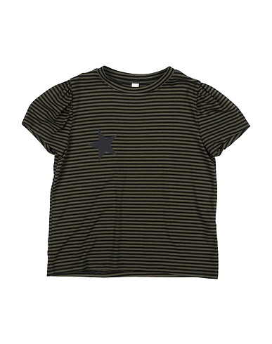 SOUVENIR T-shirt Military green 95% Viscose, 5% Elastic fibres