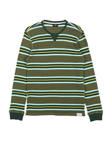 SCOTCH & SHRUNK T-shirt Military green 100% Cotton, Elastane