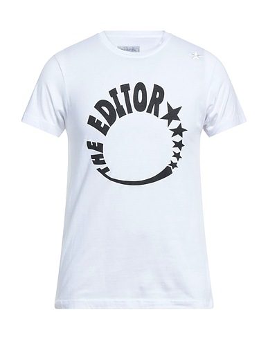 THE EDITOR T-shirt Bianco 100% Cotone