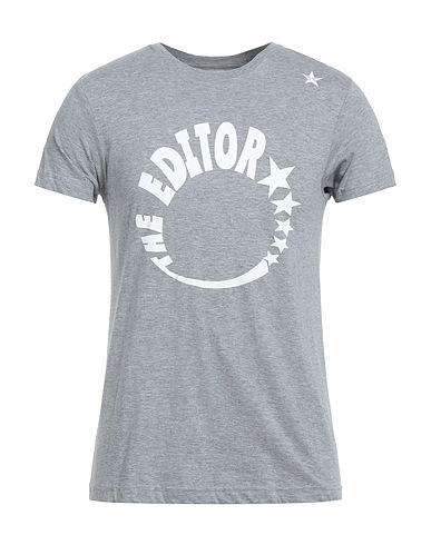THE EDITOR T-shirt Light grey 100% Cotton