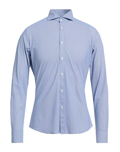 DYNAMO Camicia fantasia Blu 73% Poliammide, 27% Elastan