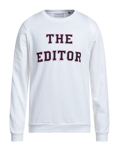 THE EDITOR Sweatshirt White 80% Cotton, 20% Polyester