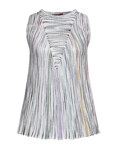 MISSONI Jumper White 76% Viscose, 14% Polyamide, 10% Polyester