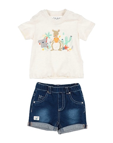 LOSAN Baby co-ord  Off white 98% Cotton, 2% Viscose