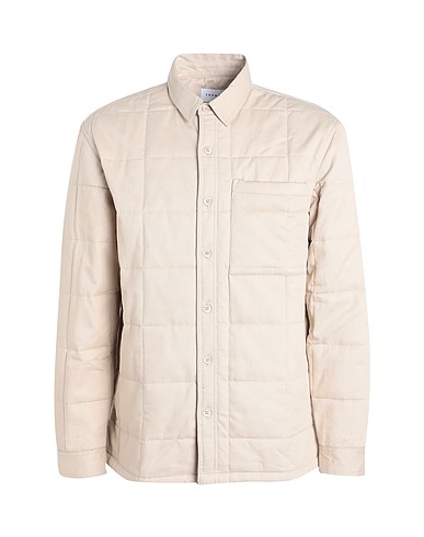 TOPMAN Solid color shirt Beige 100% Cotton