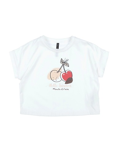 MANILA GRACE T-Shirt Weiß 94% Baumwolle, 6% Elastan