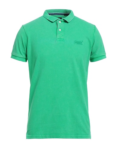SUPERDRY Polo Vert 100% Coton