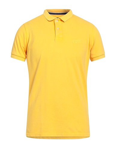 SUPERDRY Polo Giallo ocra 100% Cotone