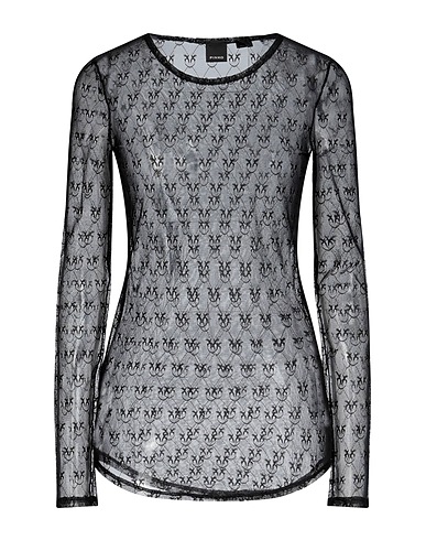 PINKO Top Black 92% Polyamide, 8% Elastane